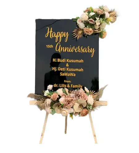 Papan Bunga Akrilik Mahakam Ulu